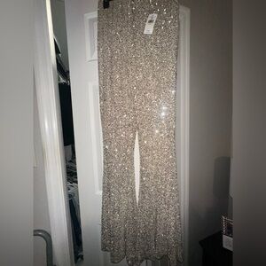 Sequin Flare Pants